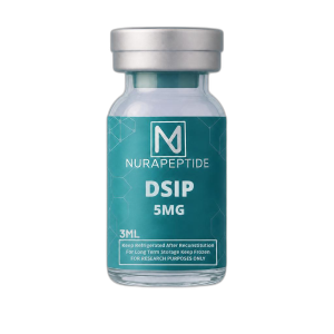 Nura Peptide DSIP Research Compound Nura Peptide DSIP laboratory research peptide vial compliance.