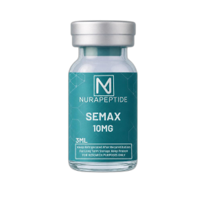 Nura Peptide Semax Research Compound Nura Peptide Semax certified premium neurological research vial.