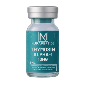 Nura Peptide Thymosin Alfa-1 specialized immune tracking research vial.