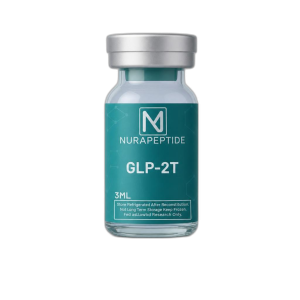 Nura Peptide GLP-2T Research Compound Nura Peptide GLP-2T specialized tissue optimization research vial.