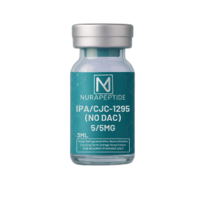 Nura Peptide Ipamorelin and CJC-1295 No-DAC blended formulation vial.
