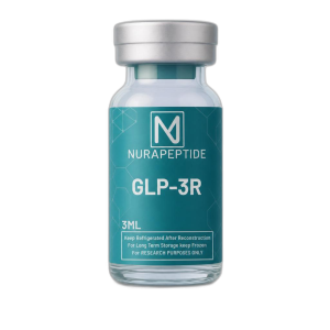 Nura peptide GLP-3R Peptide Compound Nura peptide GLP-3R laboratory research peptide vial.