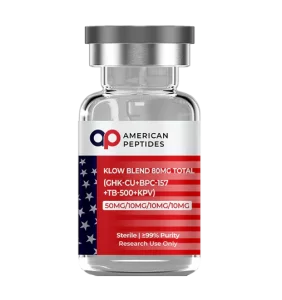 Search compound for American Peptides KLOW BLEND advanced peptide mixture online. American Peptides KLOW BLEND proprietary research peptide formula for cellular analysis.
