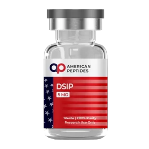 Search compound for American Peptides DSIP research peptide vial online. American Peptides DSIP research peptide vial for laboratory analysis.