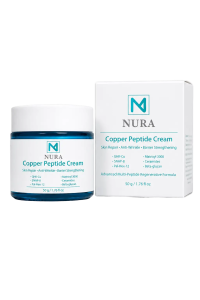 Nura Peptide Copper Peptide Cream product container.