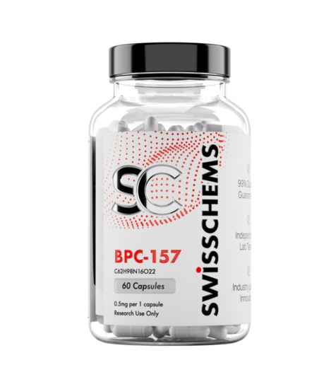 BPC-157 Oral Capsules Swiss Chems Recovery Use Only Buy Oral BPC-157 Capsules Swiss Chems - High Purity Gastric Healing Peptide